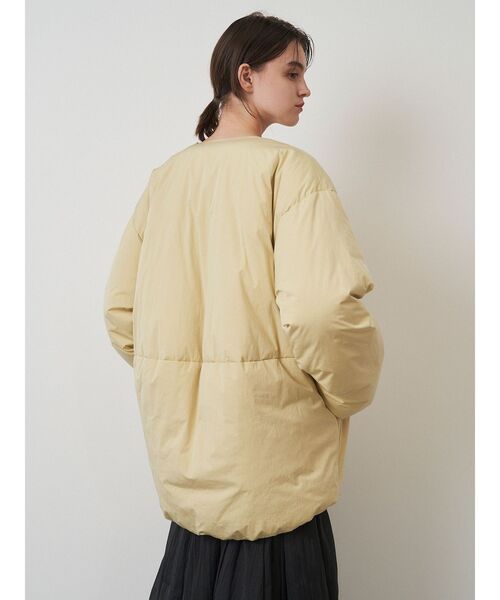 【定番品】新品タグ付き　エレンディーク　コート　ラクーン　バイカラー ELENDEEK（エレンディーク）の「コクーンミドルダウンコート（ダウン