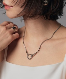 RASW（ラス）の「[RASW]リングフックスネークチェーンネックレス（ネックレス）」