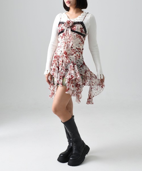 A'GEM/9 × .kom 『.KOM/ドットケーオーエム』 柄 ワンピース（ワンピース）｜.KOM（ドットコム） 5,040円