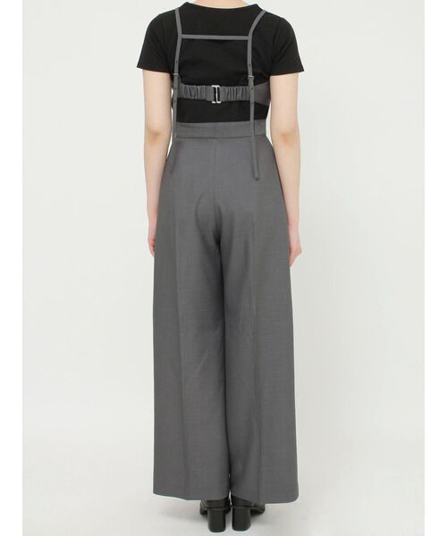 MURUA（ムルーア）の「サイドカットロンパース（ワンピース・レディース・グレー/モカ・1/2）」の10枚目の写真