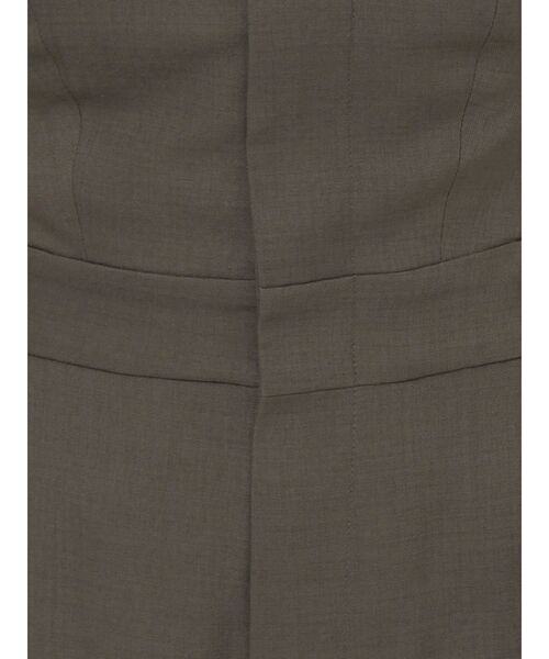 MURUA（ムルーア）の「サイドカットロンパース（ワンピース・レディース・グレー/モカ・1/2）」の4枚目の写真