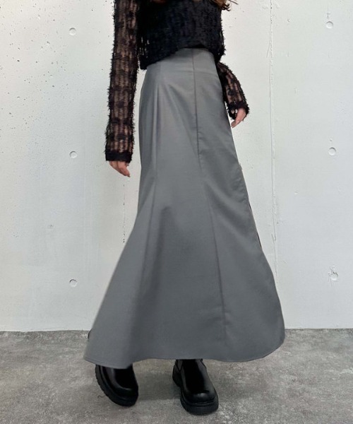 archives（アルシーヴ）の「ＷＺＩＰ　アシメプリーツマーメイドスカート（スカート・レディース・ブルー/アイボリー/ブラック・MEDIUM）」の15枚目の写真