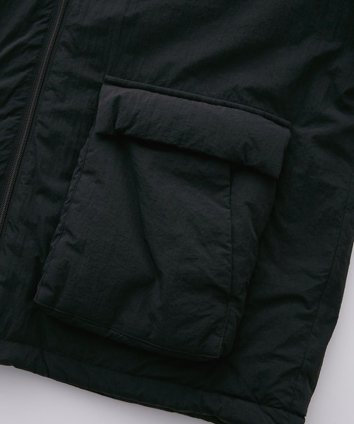 Anchor Smith（アンカー スミス）の「3WAY リバーシブル フード脱着 ビッグシルエット ドロストナイロン中綿ジャケット（ダウンジャケット/コート・レディース・ブラック/グレー/ライトグレー・L/M）」の16枚目の写真