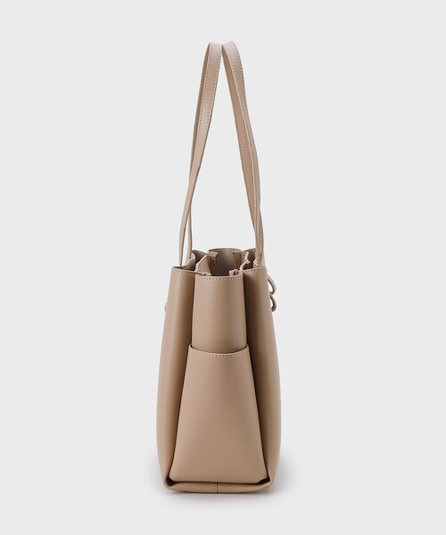 UNTITLED（アンタイトル）の「【A4書類・PC収納可】ライトトート（トートバッグ・レディース・ブラック系5/ブラック/サンドベージュ・99）」の5枚目の写真