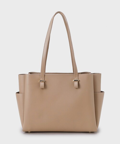 UNTITLED（アンタイトル）の「【A4書類・PC収納可】ライトトート（トートバッグ・レディース・ブラック系5/ブラック/サンドベージュ・99）」の6枚目の写真