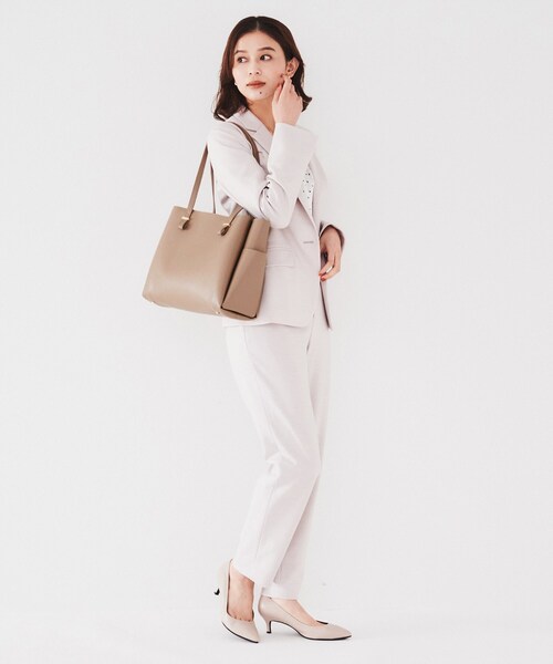 UNTITLED（アンタイトル）の「【A4書類・PC収納可】ライトトート（トートバッグ・レディース・ブラック系5/ブラック/サンドベージュ・99）」の20枚目の写真