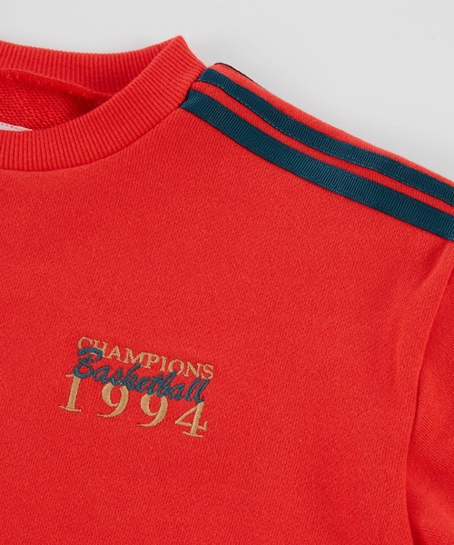 Ocean&Ground（オーシャン&グラウンド）の「ラインスリーブリメイクスウェット（スウェット・キッズ・ブラック/グレー/レッド・80/90/100/110/120/130/95/140）」の8枚目の写真