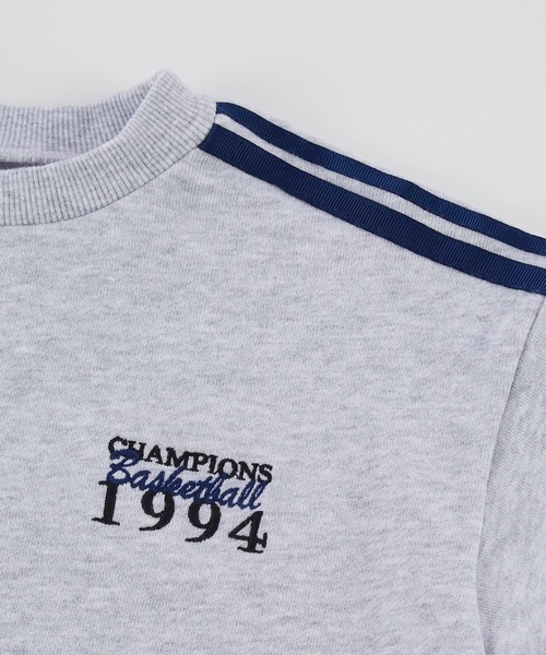 Ocean&Ground（オーシャン&グラウンド）の「ラインスリーブリメイクスウェット（スウェット・キッズ・ブラック/グレー/レッド・80/90/100/110/120/130/95/140）」の10枚目の写真