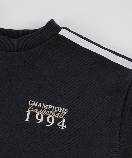 Ocean&Ground（オーシャン&グラウンド）の「ラインスリーブリメイクスウェット（スウェット・キッズ・ブラック/グレー/レッド・80/90/100/110/120/130/95/140）」の9枚目の写真