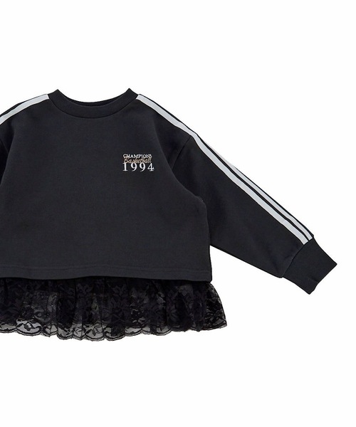 Ocean&Ground（オーシャン&グラウンド）の「ラインスリーブリメイクスウェット（スウェット・キッズ・ブラック/グレー/レッド・80/90/100/110/120/130/95/140）」の16枚目の写真