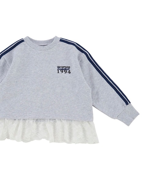 Ocean&Ground（オーシャン&グラウンド）の「ラインスリーブリメイクスウェット（スウェット・キッズ・ブラック/グレー/レッド・80/90/100/110/120/130/95/140）」の17枚目の写真