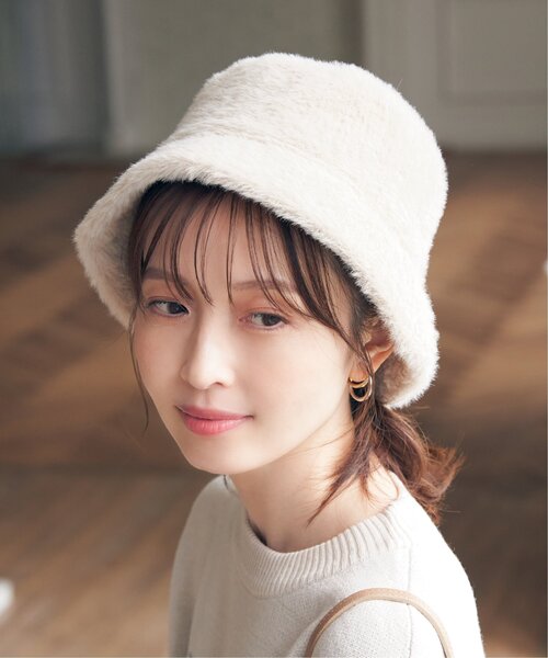 ikka（イッカ）の「シャギーハット（ハット・レディース・ブラック/ライトグレー・FREE）」の15枚目の写真