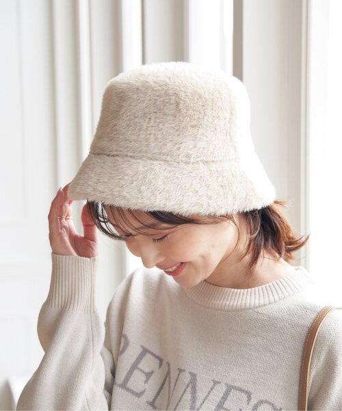 ikka（イッカ）の「シャギーハット（ハット・レディース・ブラック/ライトグレー・FREE）」の16枚目の写真