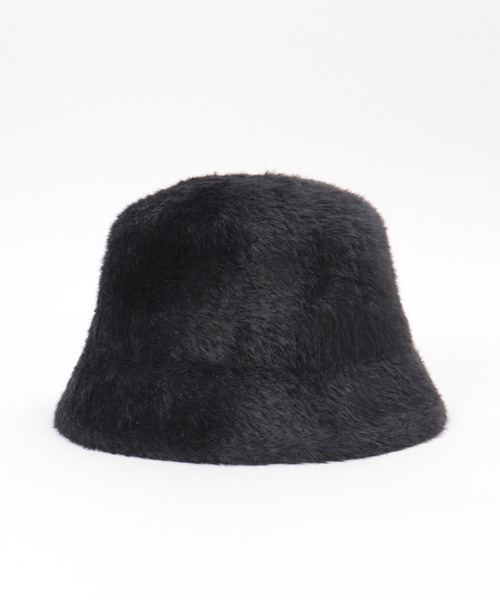 ikka（イッカ）の「シャギーハット（ハット・レディース・ブラック/ライトグレー・FREE）」の5枚目の写真