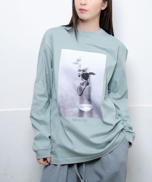 Nora Lily】Botanical Dream Long Sleeve T-Shirt(UNISEX)（Tシャツ