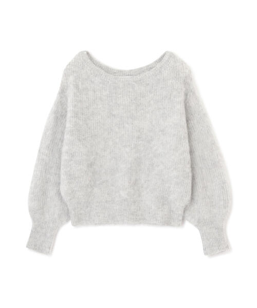 PROPORTION BODY DRESSING（プロポーションボディドレッシング）の「へアリーオフショルニット / 1214270004（ニット/セーター・レディース・グレー/ホワイト系その他/ダークグレー・SMALL/MEDIUM）」の4枚目の写真