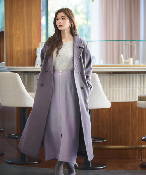 PROPORTION BODY DRESSING（プロポーションボディドレッシング）の「へアリーオフショルニット / 1214270004（ニット/セーター・レディース・グレー/ホワイト系その他/ダークグレー・SMALL/MEDIUM）」の5枚目の写真