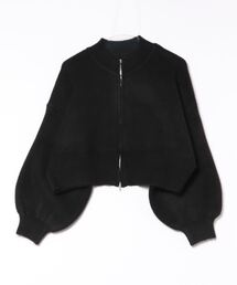 STYLEBLOCK | 5G無地ジャガードニットWジップカーディガン(カーディガン/ボレロ)