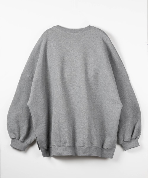 【 ２color 】BACロゴレタリングビッグスウェット ／ BAC logo lettering big sweatshirt（スウェット）｜me+em select（ミームセレクト）