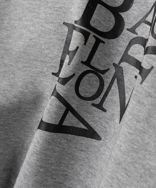 【 ２color 】BACロゴレタリングビッグスウェット ／ BAC logo lettering big sweatshirt（スウェット）｜me+em select（ミームセレクト）