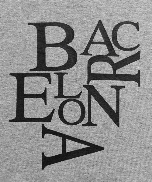 セール】【 2color 】BACロゴレタリングビッグスウェット