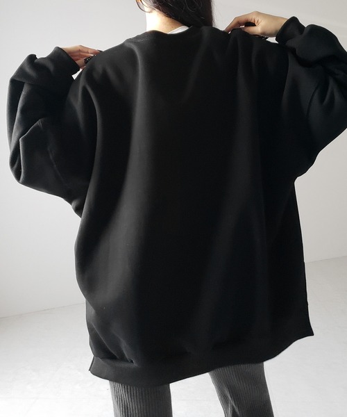 セール】【 2color 】BACロゴレタリングビッグスウェット