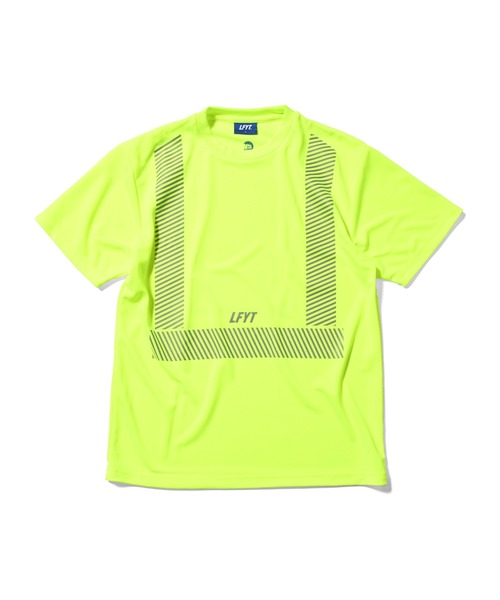 LFYT（エルエフワイティー）の「LFYT ラファイエット【Lafayette】× エムティーエー【MTA】- メッシュTシャツ【CONTRACTOR MESH TEE LA240103】（Tシャツ/カットソー・メンズ・ネイビー/オレンジ/グリーン・LARGE/X-LARGE/XX-LARGE/MEDIUM/SMALL）」の2枚目の写真