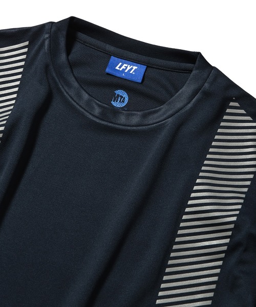 LFYT（エルエフワイティー）の「LFYT ラファイエット【Lafayette】× エムティーエー【MTA】- メッシュTシャツ【CONTRACTOR MESH TEE LA240103】（Tシャツ/カットソー・メンズ・ネイビー/オレンジ/グリーン・LARGE/X-LARGE/XX-LARGE/MEDIUM/SMALL）」の8枚目の写真