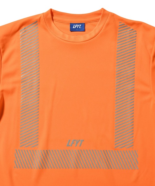 LFYT（エルエフワイティー）の「LFYT ラファイエット【Lafayette】× エムティーエー【MTA】- メッシュTシャツ【CONTRACTOR MESH TEE LA240103】（Tシャツ/カットソー・メンズ・ネイビー/オレンジ/グリーン・LARGE/X-LARGE/XX-LARGE/MEDIUM/SMALL）」の12枚目の写真