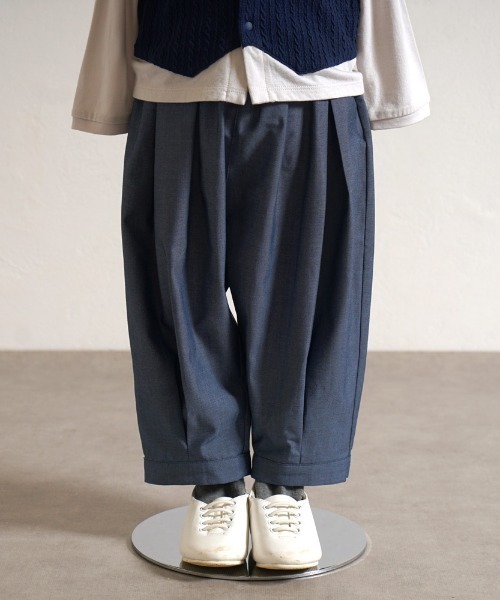 10mois(ディモワ)の「【10mois(ディモワ) 】タックバルーンパンツ 80・90・100cm(その他パンツ・キッズ・グレー/ネイビー・80cm/90cm/100cm)」の17枚目の写真