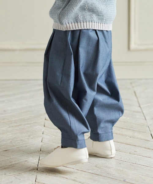 10mois(ディモワ)の「【10mois(ディモワ) 】タックバルーンパンツ 80・90・100cm(その他パンツ・キッズ・グレー/ネイビー・80cm/90cm/100cm)」の12枚目の写真
