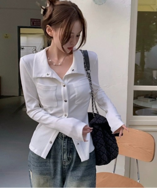 ♡♡タグ付き、未着用d.i.aセクシー系トップス♡♡ Amazon | [YOTORISAKI] ショートTシャツ セクシートップス 胸