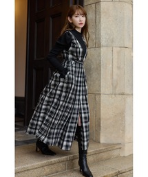 herlipto　Classic Plaid Jumper Dress　M 新品herlipto Classic Plaid Jumper Dress M