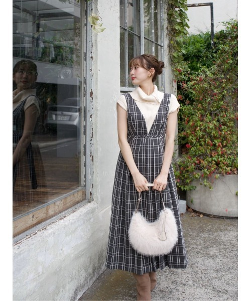 Classic Plaid Jumper Dress（ジャンパースカート）｜Her lip to（ハー