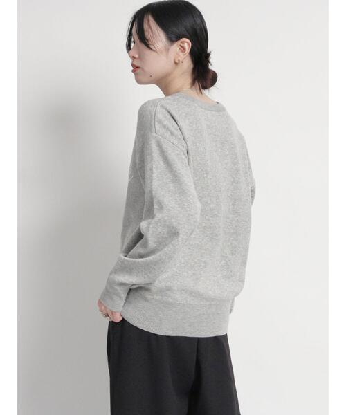 sm2rhythm(サマンサモスモスリズム)の「ジャカードロゴニットプルオーバー(ニット/セーター・レディース・グレー/チャコールグレー/ブルー・F)」の21枚目の写真