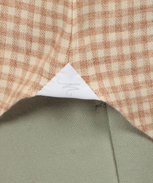 Maria Santangelo（マリアサンタンジェロ）の「【別注】Maria Santangelo コットンウール ワンピースカラーシャツ（シャツ/ブラウス・メンズ・ブラウン系その他/レッド系その他2/ネイビー・40/38/42）」の11枚目の写真