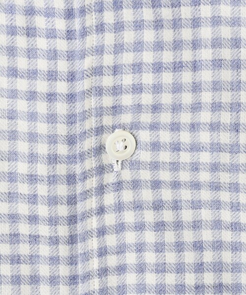 Maria Santangelo（マリアサンタンジェロ）の「【別注】Maria Santangelo コットンウール ワンピースカラーシャツ（シャツ/ブラウス・メンズ・ブラウン系その他/レッド系その他2/ネイビー・40/38/42）」の14枚目の写真