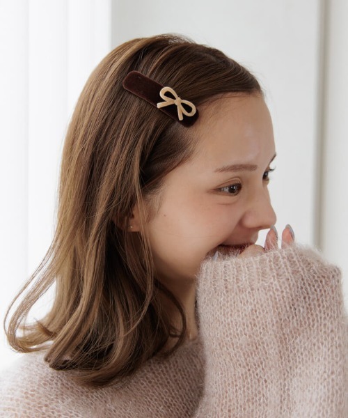 flower（フラワー）の「シルバニアピン（ヘアピン・レディース・ブラック/ブラウン・B/A）」の4枚目の写真