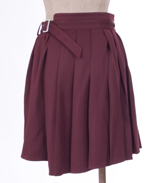 axes femme POETIQUE（アクシーズファムポエティック）の「ラップスカート付ショートＰＴ（その他パンツ・レディース・グレー/ワイン/ブラック・MEDIUM）」の22枚目の写真