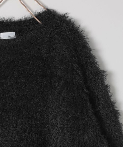 LOWRYS FARM（ローリーズファーム）の「シャギーニットＬＳ　 240119（ニット/セーター・キッズ・ブラック/ピンク/オフホワイト・110cm/150cm/140cm/130cm/120cm）」の9枚目の写真