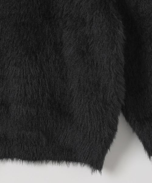 LOWRYS FARM（ローリーズファーム）の「シャギーニットＬＳ　 240119（ニット/セーター・キッズ・ブラック/ピンク/オフホワイト・110cm/150cm/140cm/130cm/120cm）」の11枚目の写真