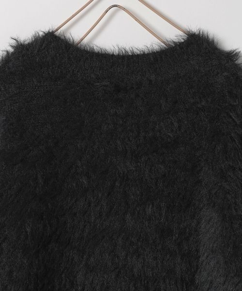 LOWRYS FARM（ローリーズファーム）の「シャギーニットＬＳ　 240119（ニット/セーター・キッズ・ブラック/ピンク/オフホワイト・110cm/150cm/140cm/130cm/120cm）」の13枚目の写真