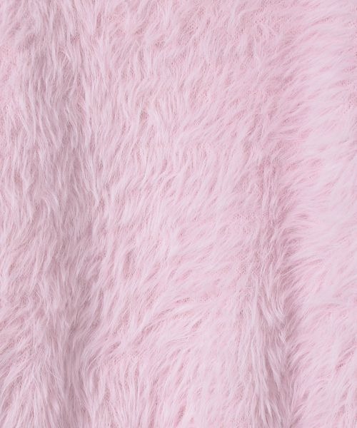 LOWRYS FARM（ローリーズファーム）の「シャギーニットＬＳ　 240119（ニット/セーター・キッズ・ブラック/ピンク/オフホワイト・110cm/150cm/140cm/130cm/120cm）」の18枚目の写真