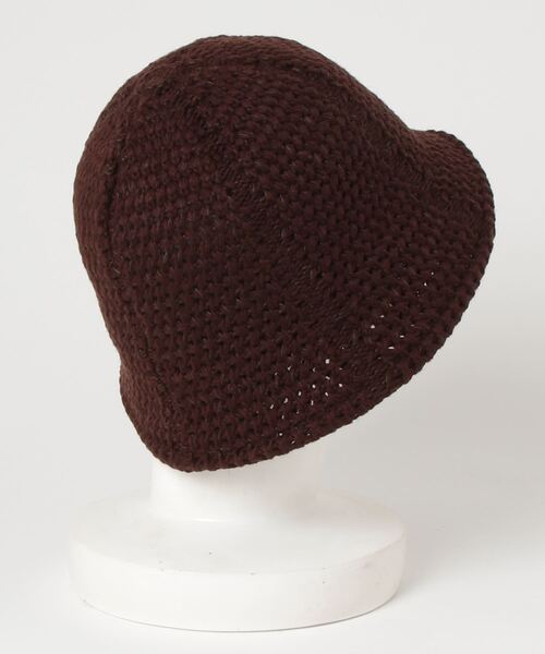 RACAL(ラカル)の「RACAL(ラカル)Low-gauge Busket Knit Tulip Hat RL-22-1257(ハット・メンズ・ブラック/ブラウン・L)」の3枚目の写真