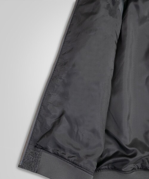 BROOKS BROTHERS(ブルックスブラザーズ)の「ウールフランネル ボマージャケット Made in UK(ブルゾン・メンズ・グレー・SMALL/MEDIUM/LARGE)」の14枚目の写真