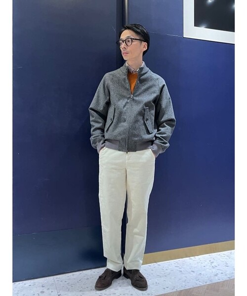 BROOKS BROTHERS(ブルックスブラザーズ)の「ウールフランネル ボマージャケット Made in UK(ブルゾン・メンズ・グレー・SMALL/MEDIUM/LARGE)」の6枚目の写真