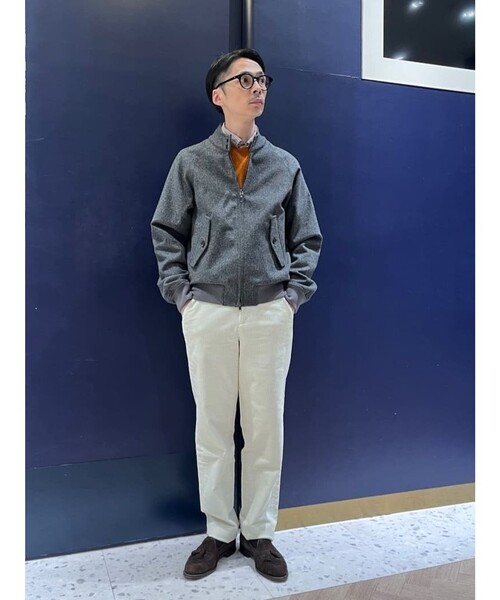 BROOKS BROTHERS(ブルックスブラザーズ)の「ウールフランネル ボマージャケット Made in UK(ブルゾン・メンズ・グレー・SMALL/MEDIUM/LARGE)」の7枚目の写真