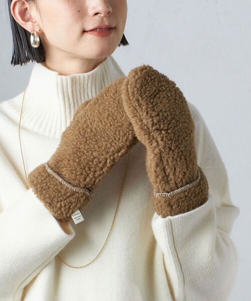 SHIPS（シップス）の「Swaledale:ボア ミトン（手袋）」 - WEAR