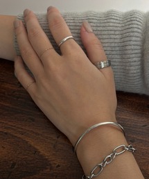 Diliraba（ディリラバ）の「【Diliraba】シルバー ステンレス太リング（リング）」