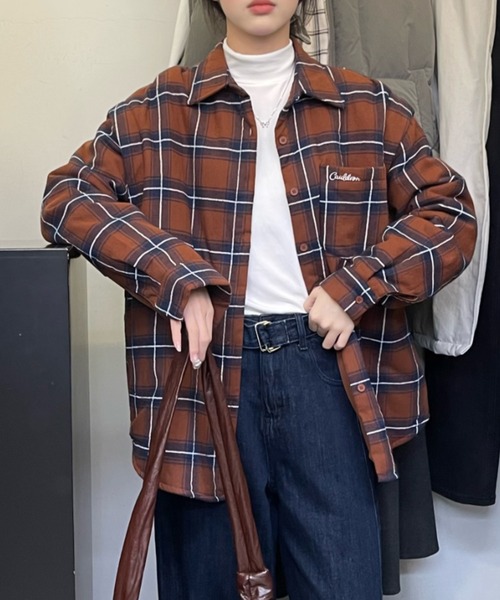 KAJA チェックフランネルシャツジャケット KAJA CHECK FLANNEL SHIRT JACKET | KAJA